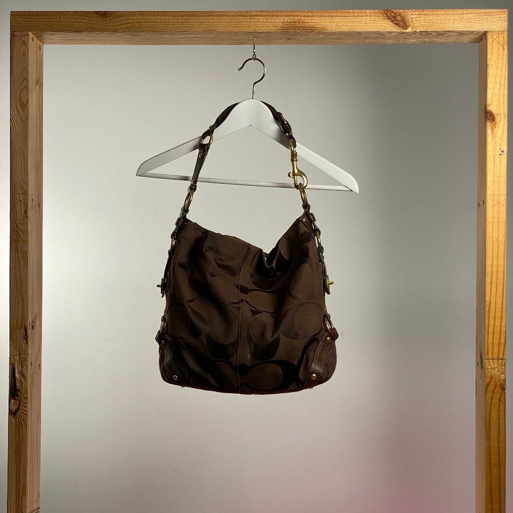 Brown COACH handbag